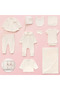 Scalloped Muslin 10-Piece Newborn Baby Set |   Premium Hospital Discharge Team