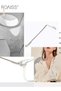 Blue Light Blocking Glasses Computer Reading Gaming TV Phone Eyeglasses Fashion Anti Eyestrain UV Protection Eyewear for Women Men Clear - 5