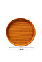 Wicker Look Large Tray Breakfast Fruit Presentation Tray - 6