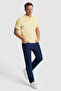Men's Light Yellow Regular Fit Polo Collar Basic T-Shirt 50324938-Vr004 - 4