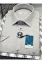 Classic Short Sleeve Linen Cotton Breathable Fabric Gift Boxed Men's Shirt Fs-004572 - Gray - 3