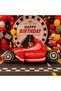 Red Race Car Foil Balloon 52X110 cm Birthday Children's Party Decoration - 5