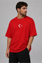Unisex Oversize T-Shirt Turkey Ay Yıldız Ferdi Kadıoğlu T-Shirt 2026 World Cup Front and Back Printed T-Shirt Short Sleeve Summer Top Turkey National Team T-Shirt - 5