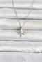 316L Steel Chain Silver Color Polar Star Model Women's Necklace