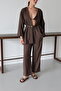 Brown Belted Suit - Y3869400 - 2
