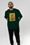 For Dog Lovers 62 Front Dog Printed Green Oversize T-Shirt 100% Cotton Unisex Dog Lover Premium Design - 7