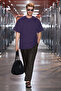 Jett Men's Oversize Fit 100% Organic Cotton Thick Textured Crew Neck Dark Purple T-Shirt - 4