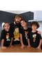 Family Matching T-Shirt Oversize 100% Cotton Printed Mom Dad Kids Family T-Shirt (Must Be Ordered Separately for Matching)