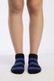Women's 4-Pack Bamboo Booties Socks with Stripe Pattern - 3
