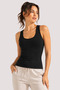 Women's Cotton & Modal Thick Strap Flexible Basic Undershirt - 2