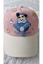 Premium Unisex 5-10 Years Old Pink Children's Hat with Bear Toy Figure - 4