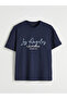 Printed Oversize 100% Cotton Women's T-Shirt - 4