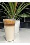 1 Piece Glass Soft Drink Cup with Straw and Lid Cold Drink Presentation Decorative Cup 400 ml Transparent - 8