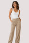 Women's 2-Piece Lace Strap V-Neck Cotton & Modal Flexible Undershirt - 2-Piece Advantage Pack - 3
