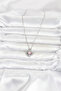 316L Steel Chain Silver Color Winged Heart Model Women's Necklace - 2