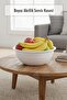 2.5 Lt White Acrylic Serving Bowl & Mixing Bowl