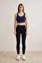 Alr Strappy Crop Tank Top Navy Blue - 3