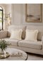 Linen Ruffle Pillowcase Throw Pillow Set of 2 – Dowry Set - 5