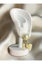 Pearl Detailed Bow Earrings - 2