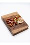 Solid Serving Platter "File de Gust" Book Style, Solid Walnut 30 x 23 x 4.5 cm - 7