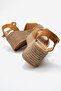 Liam Women's Genuine Leather Sandals Tan Suede - 3