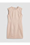 Lcw Everyday Pink Crew Neck Mini Jean Dress - 5