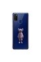 Samsung Galaxy M21 Compatible No Face 4 Design Transparent Case