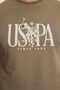 Men's Khaki Regular Fit Crew Neck T-Shirt 50322472-Vr027 - 6