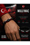 National Team Leather Fan Bracelet (Red-White)