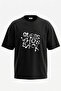 Eminem Without Me Design Back Printed Cotton Black Oversize T-Shirt