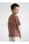 Lcw kids bicycle collar text printed boy's t-shirt - 2