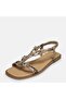 Large size women's sandals 41-42-43-44-mink - 7