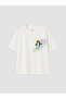 Lcw kids bicycle collar printed boy's t-shirt - 4