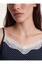 Esvab • Modern & Distinctive Polka Dot Women's Shorts Pajama Set with Rope Straps - 2