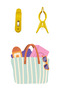 8 Pieces Large Size Beach Towel Pegs - Multi-Purpose Pegs - Towel Holder - Sunbed Stabilizer - 3