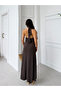 Women's Halter Neck Backless Modal Dress - 2