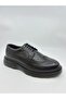 Black Floter Men's Leather Shoes - 2