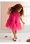 Mayoral Abel Lula Girls' Tulle Evening Dress Pink