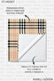 Plaid Striped Beige Beach Towel - Modern Classic Black Red Sand-Repellent Beach Cover-Up - 8