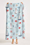 Sea Shell Starfish Marine Beach Towel - Light Blue Nautical Sailing Quick Dry Towel Coverlet - 6