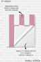 Pink Striped Ciao Written Beach Towel - Modern Marine Style Pool Sea Bath Beach Cover - 8
