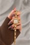 Cessy Women's Gold Steel Heart Bracelet Watch with White Dial Vintage Luxury Old Money Elegant Stylish Women's Wristwatch 2026 - 2