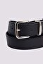 Women's 110cm Black Belt with Silver Buckle - 2