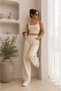 Patricia Women's Jeans Stretchy Comfortable High Waist Palazzo Jean Denim Jeans Trousers - 2