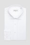 Bb Club Oscar Twill Cotton Slim Fit White Classic Collar Men's Straight Shirt - 4