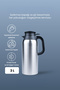 2125 Dailyserve Double Layer Stainless Steel Thermos Tea Thermos Water Thermos 3Lt - 4