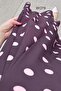 V-Neck Polka Dot Double Dress 6Y279 - 5