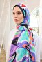 Urban Hours Watercolor Magenta Mayda Shawl - 5