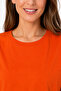 Organic Cotton Orange Printed Women's Shorts Pajama Set - 2