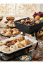 2-Tier Home Serving Set Porcelain Square Bowl and Rectangular Platter - 3
